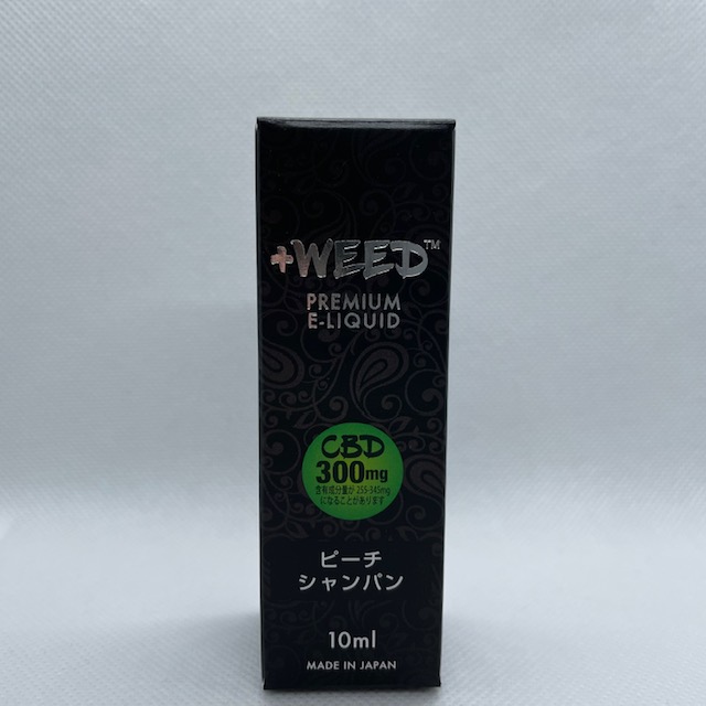 +WEED　CBDリキッド（ピーチシャンパン）